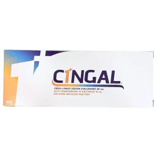 Cingal hyaluronic acid joint injection