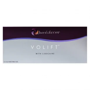 Juvederm Volift with Lidocaine 2 x 1ml hyaluronic acid dermal filler
