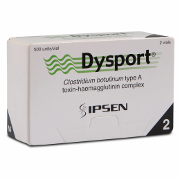 Dysport 500IU - 2 vials (ENGLISH PACKAGING)