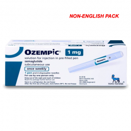 Ozempic For Weight Loss 1 mg (non-English pack) injectable medication