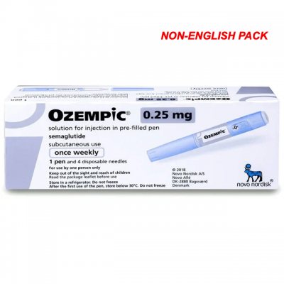 Ozempic Weight Loss Injection 0.25 mg (non-English pack) injectable medication