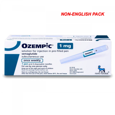 Ozempic For Weight Loss 1 mg (non-English pack) injectable medication