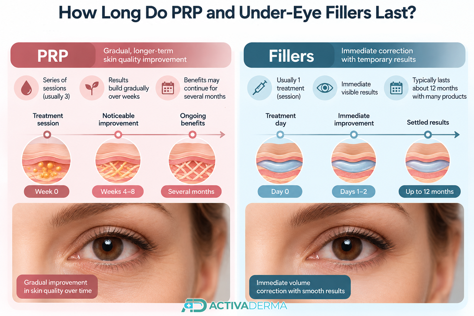 How Long Do PRP and Under-Eye Fillers Last