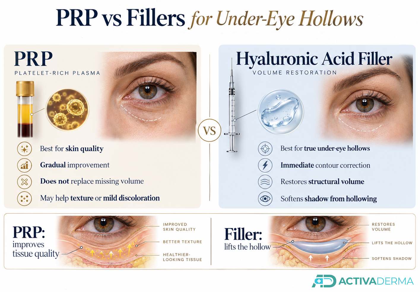 PRP vs Fillers for Under-Eye Hollows