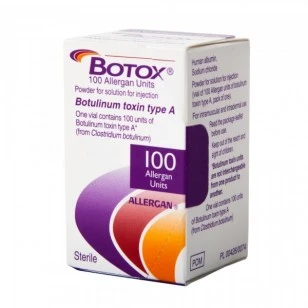 Botox 100 Units vial and box
